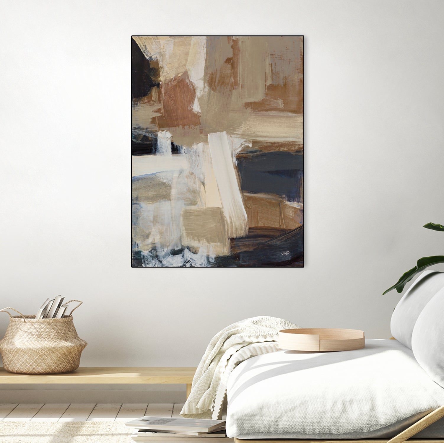 Beale Street Abstract I Brown by Julia Purinton on GIANT ART - black abstract