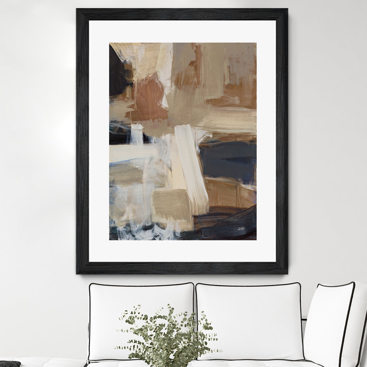 Beale Street Abstract I Brown by Julia Purinton on GIANT ART - black abstract