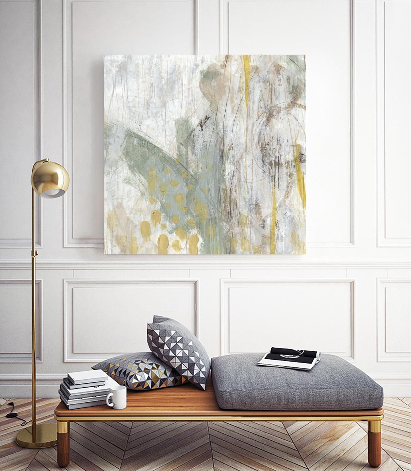 Surface Structure I by June Erica Vess on GIANT ART - green abstract