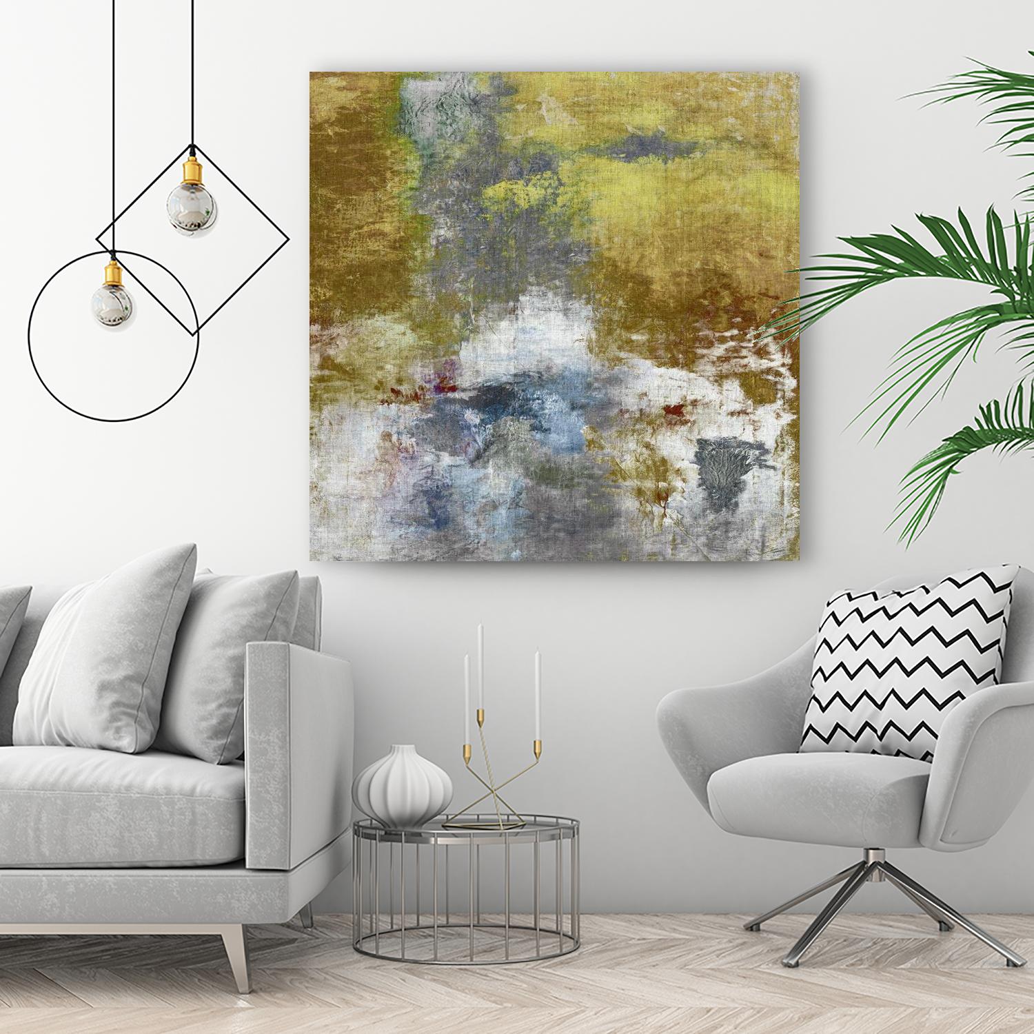 Journey I by John Butler on GIANT ART - yellow abstract