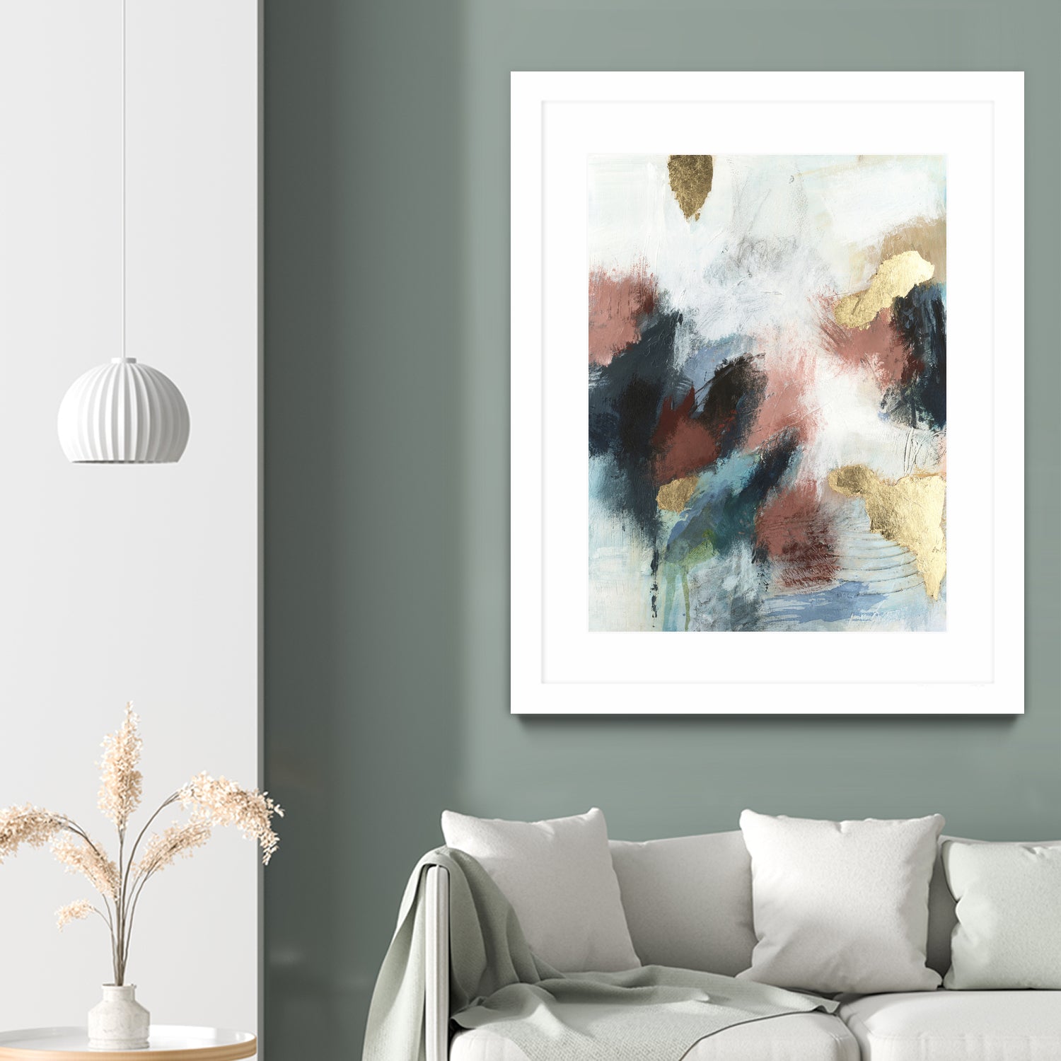 Gold Farallon I by Victoria Barnes on GIANT ART - abstract geometrics abstract