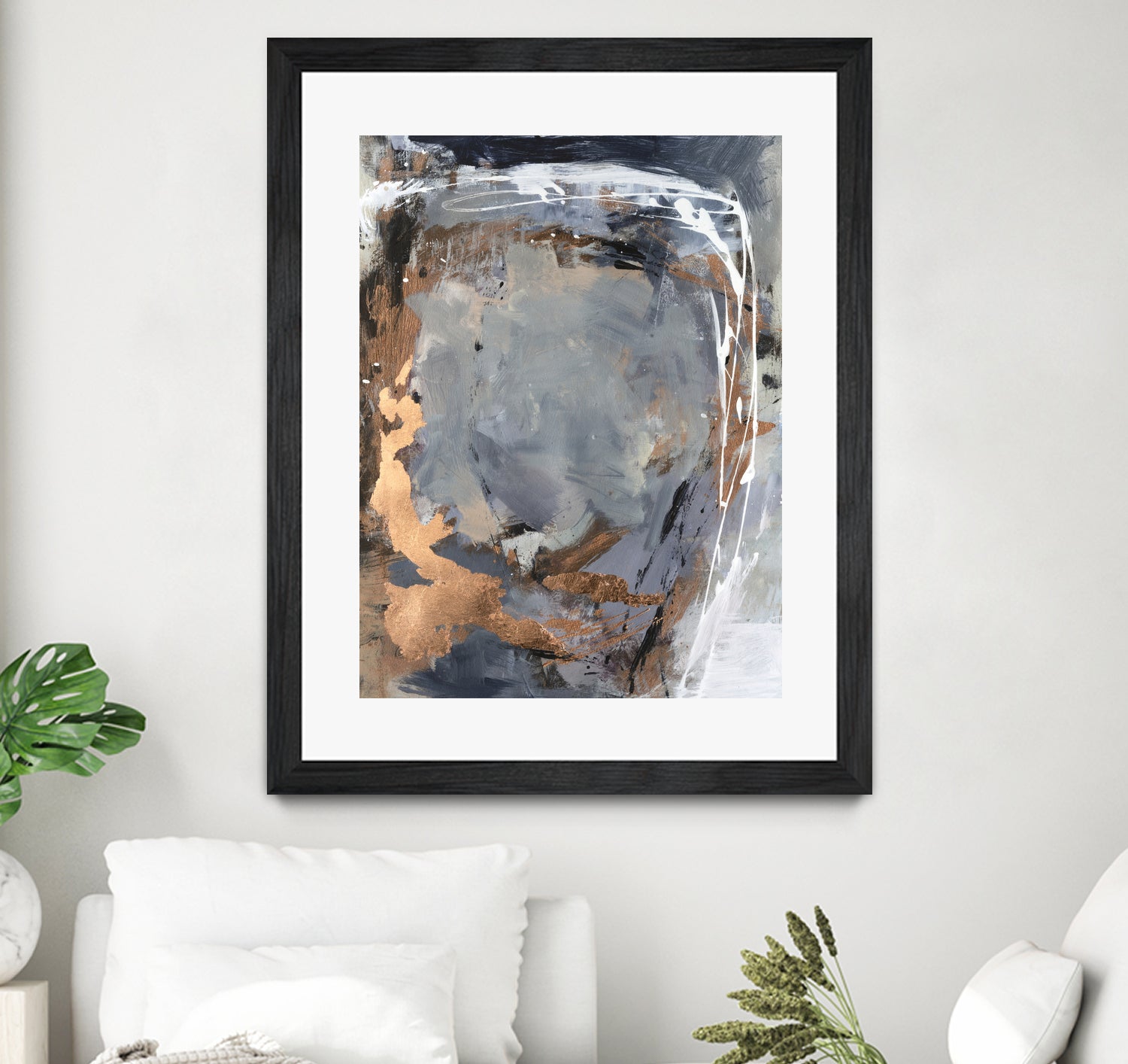 Copper Crested Twilight  I by Victoria Barnes on GIANT ART - abstract geometrics abstract