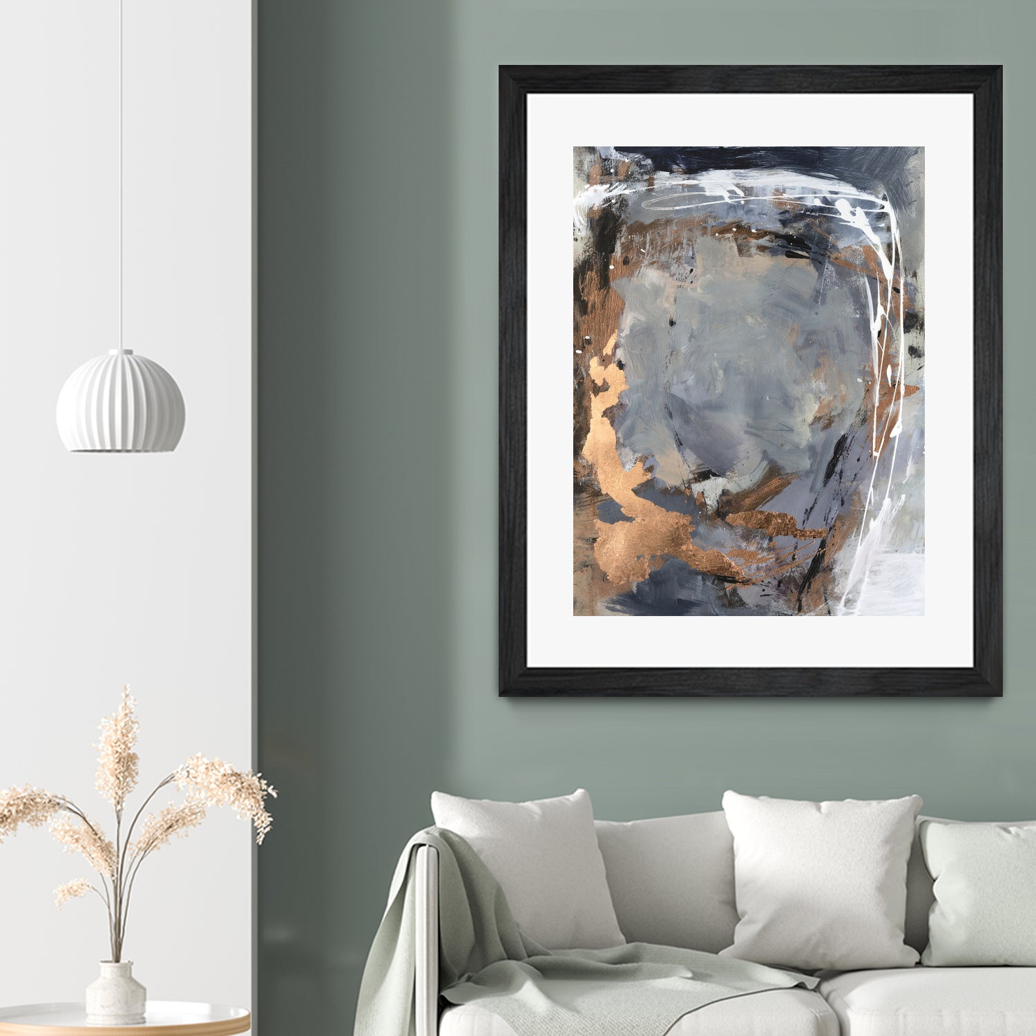 Copper Crested Twilight  I by Victoria Barnes on GIANT ART - abstract geometrics abstract