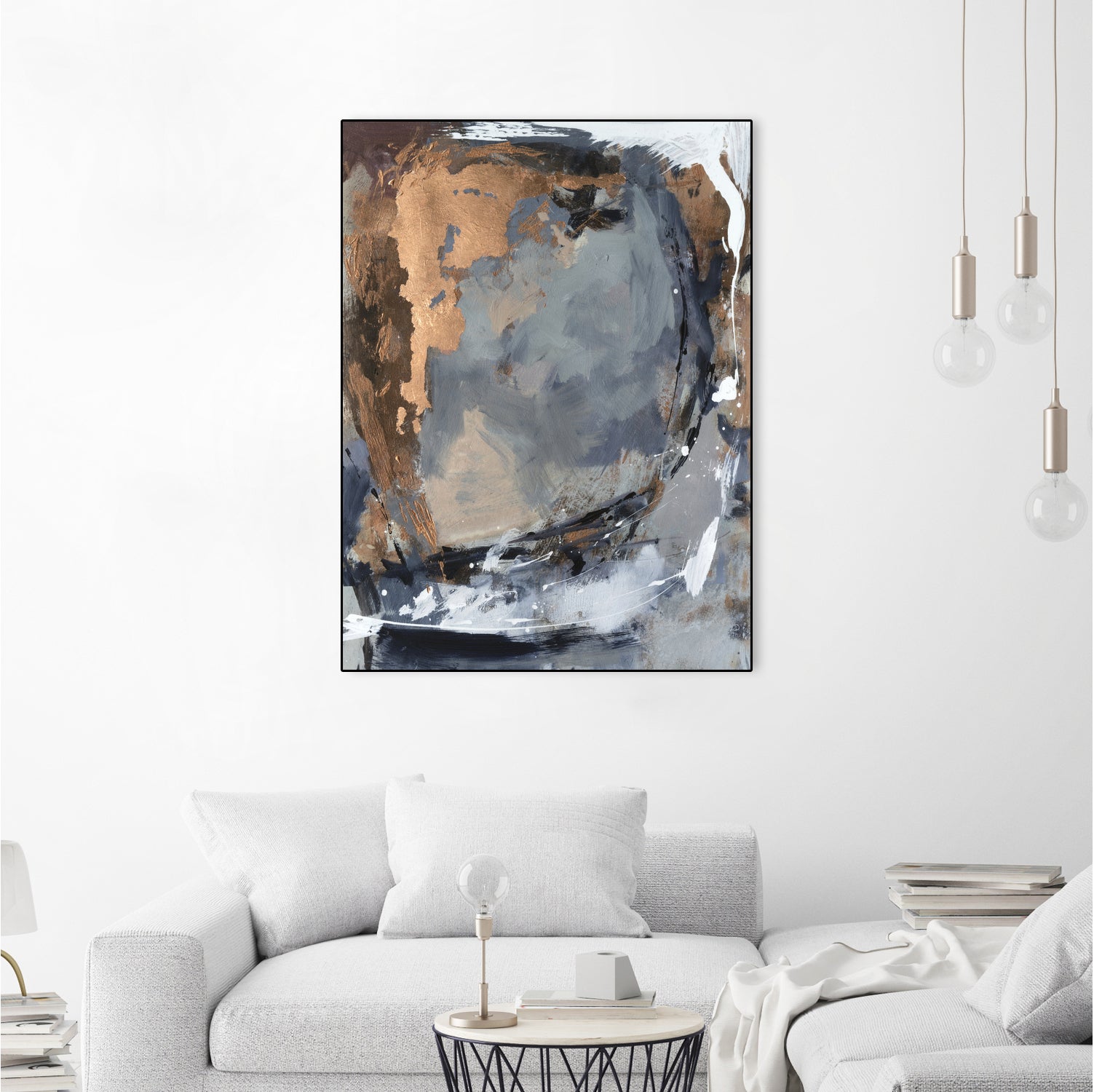 Copper Crested Twilight  II by Victoria Barnes on GIANT ART - abstract geometrics abstract