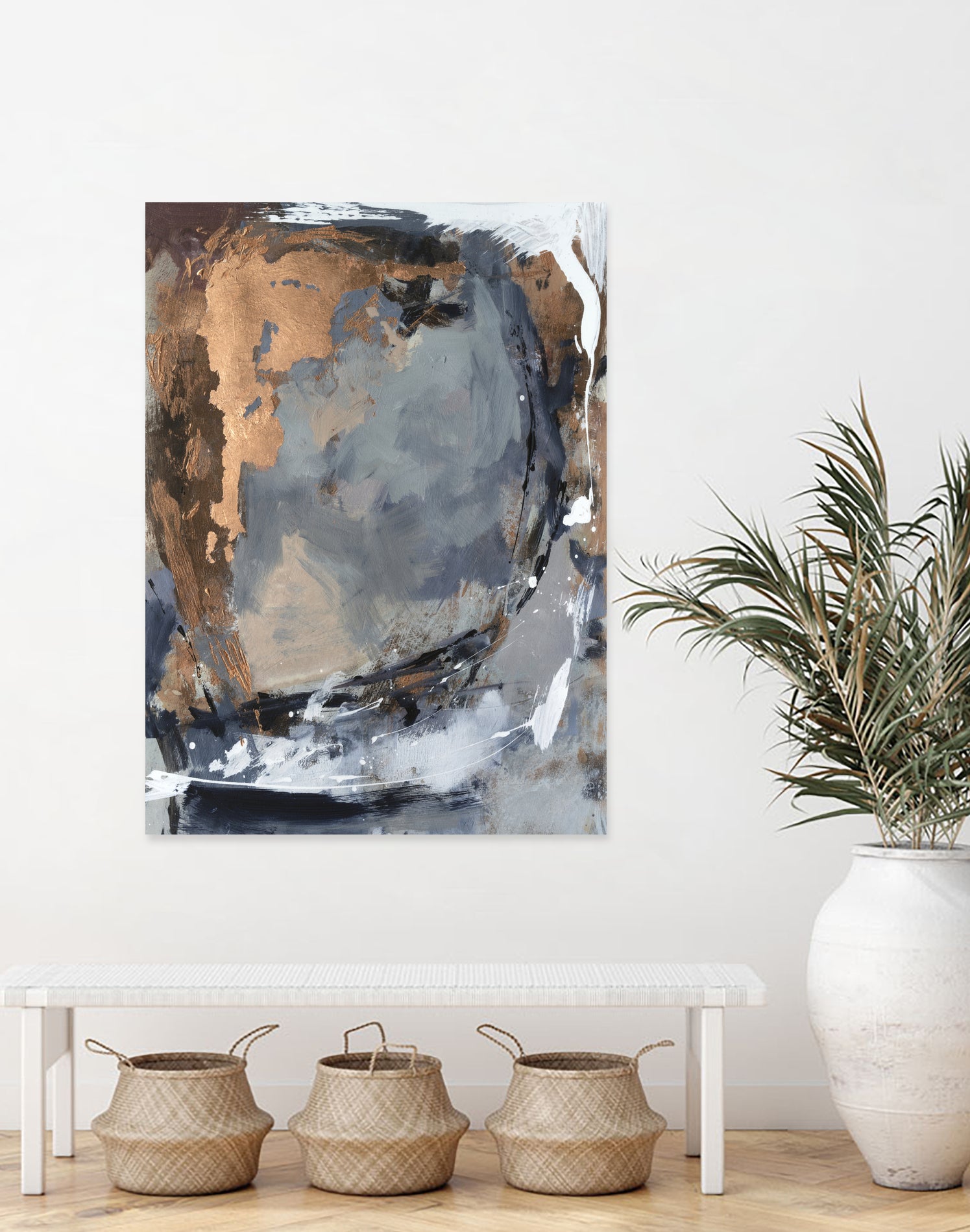 Copper Crested Twilight  II by Victoria Barnes on GIANT ART - abstract geometrics abstract