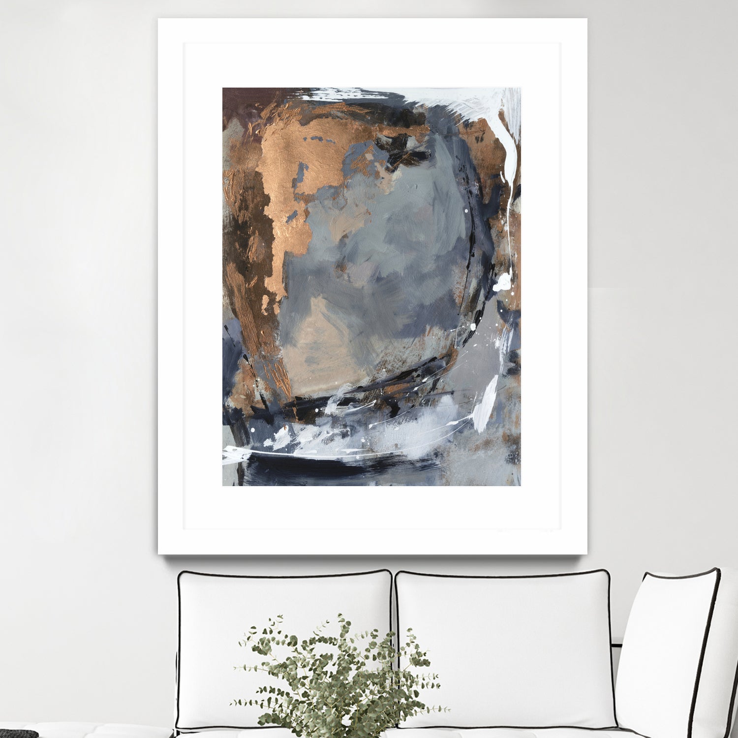 Copper Crested Twilight  II by Victoria Barnes on GIANT ART - abstract geometrics abstract