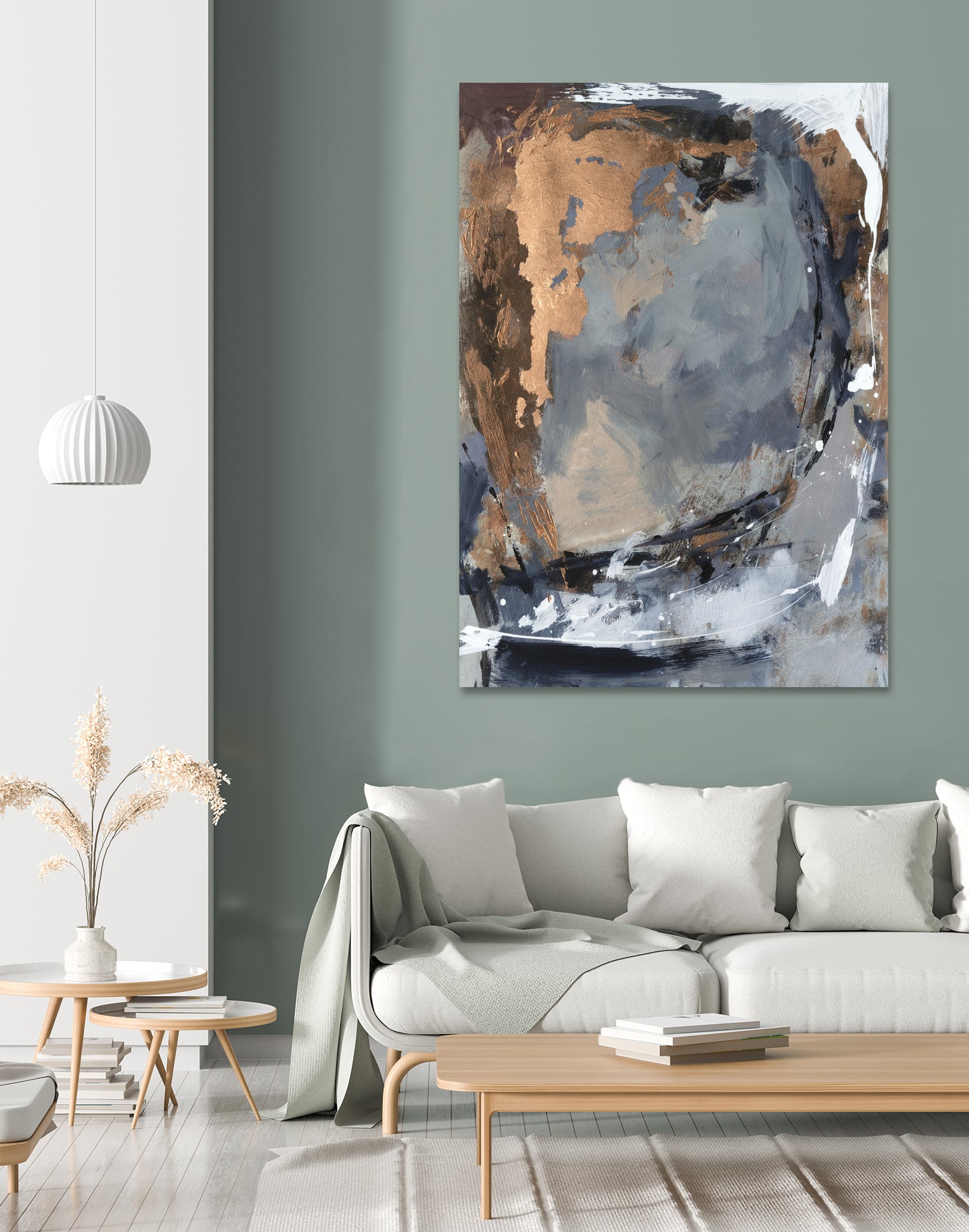 Copper Crested Twilight  II by Victoria Barnes on GIANT ART - abstract geometrics abstract