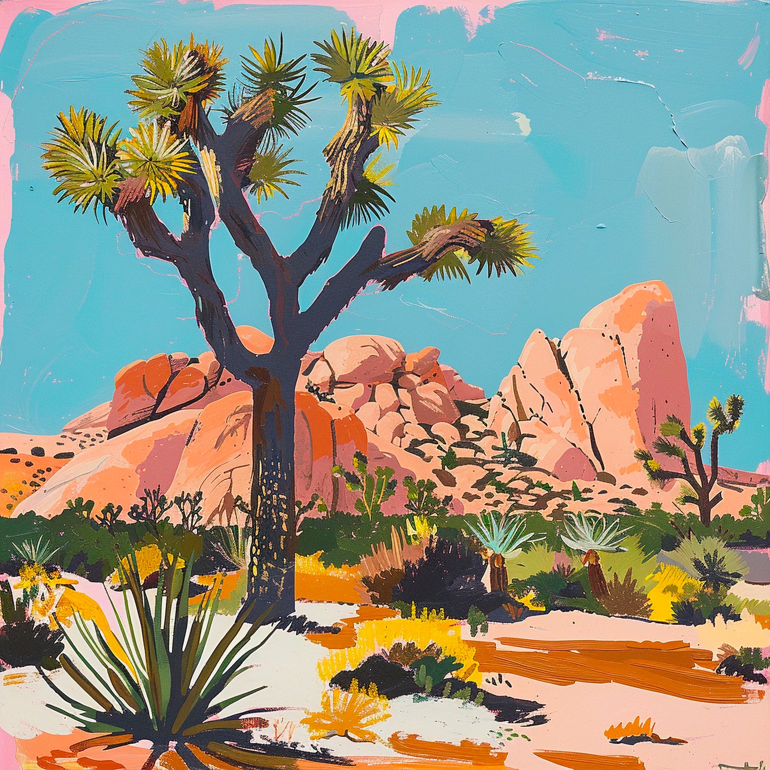 A Scenic View III by Walker Noble on GIANT ART - illustration