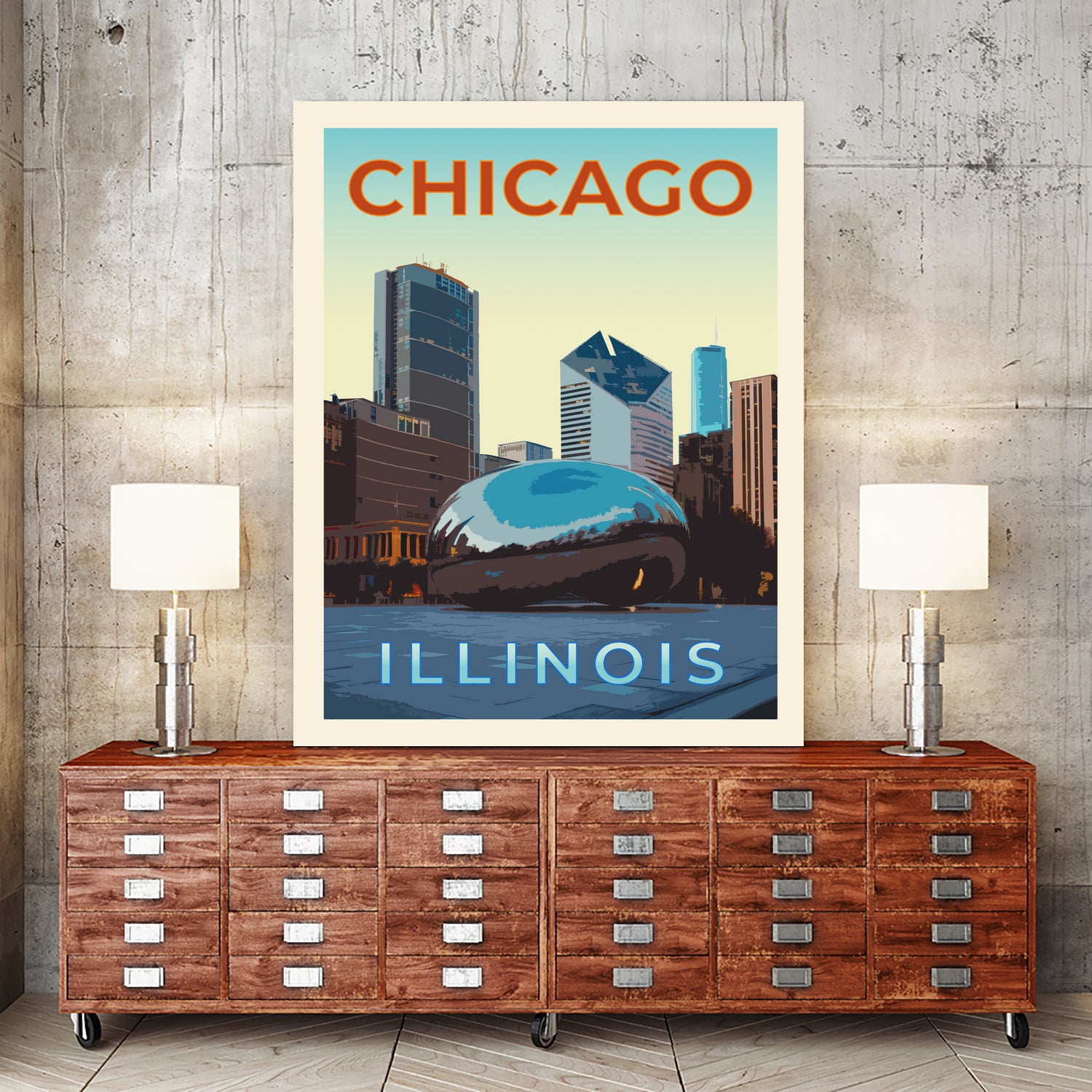 Retro Style Travel by Victoria Barnes on GIANT ART - illustration