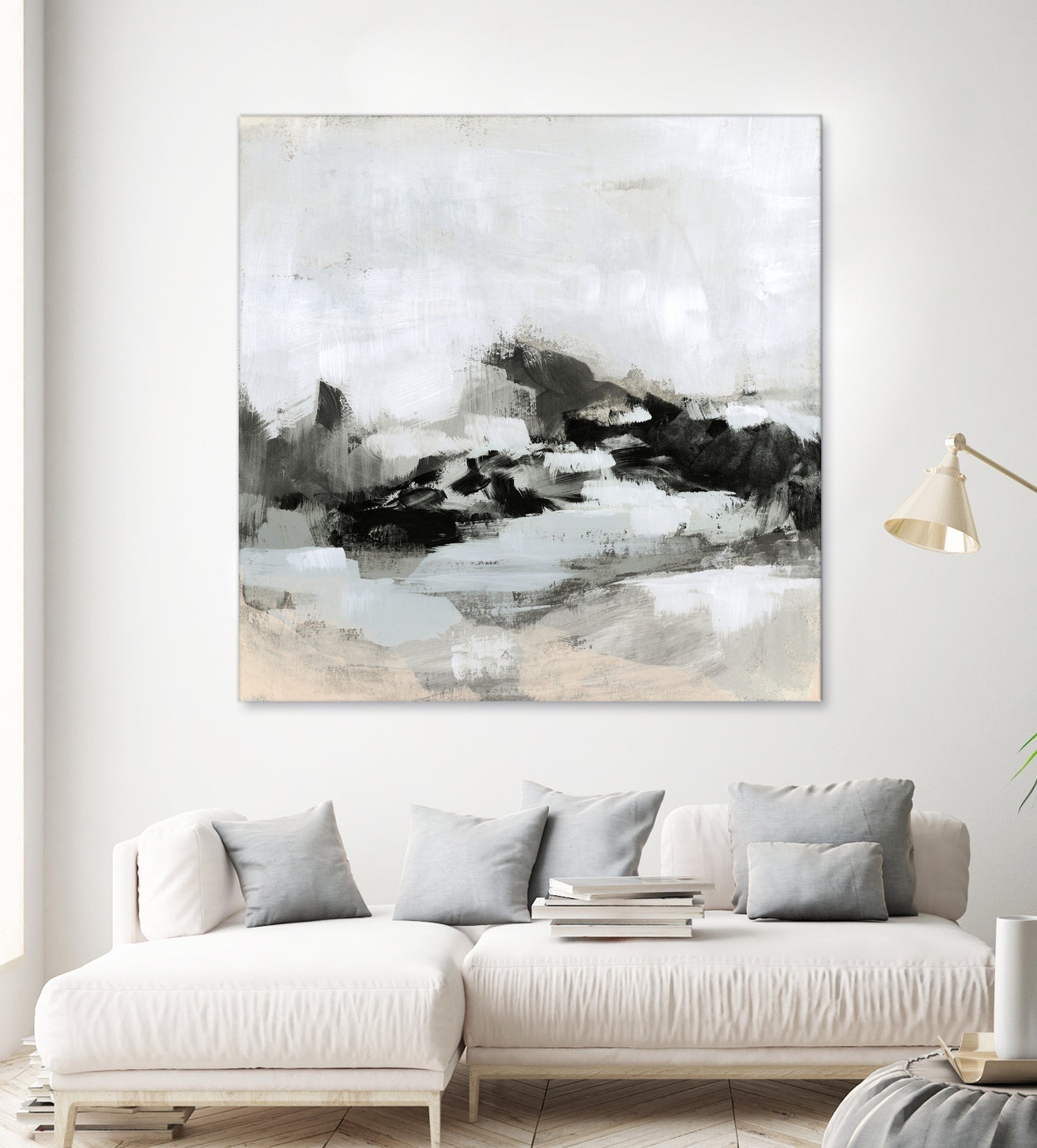 Obsidian Tundra I by June Erica Vess on GIANT ART - abstract