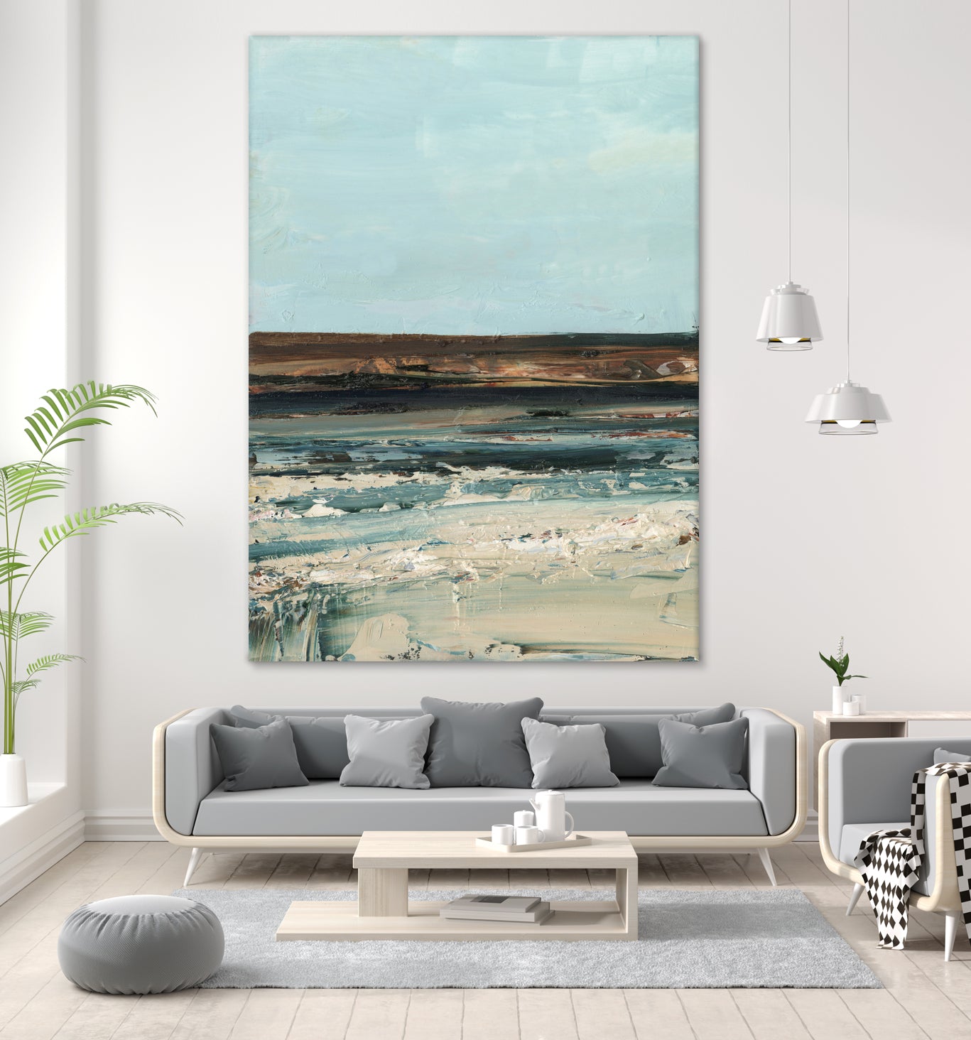 Rich Coastline I by Ethan Harper on GIANT ART - abstract