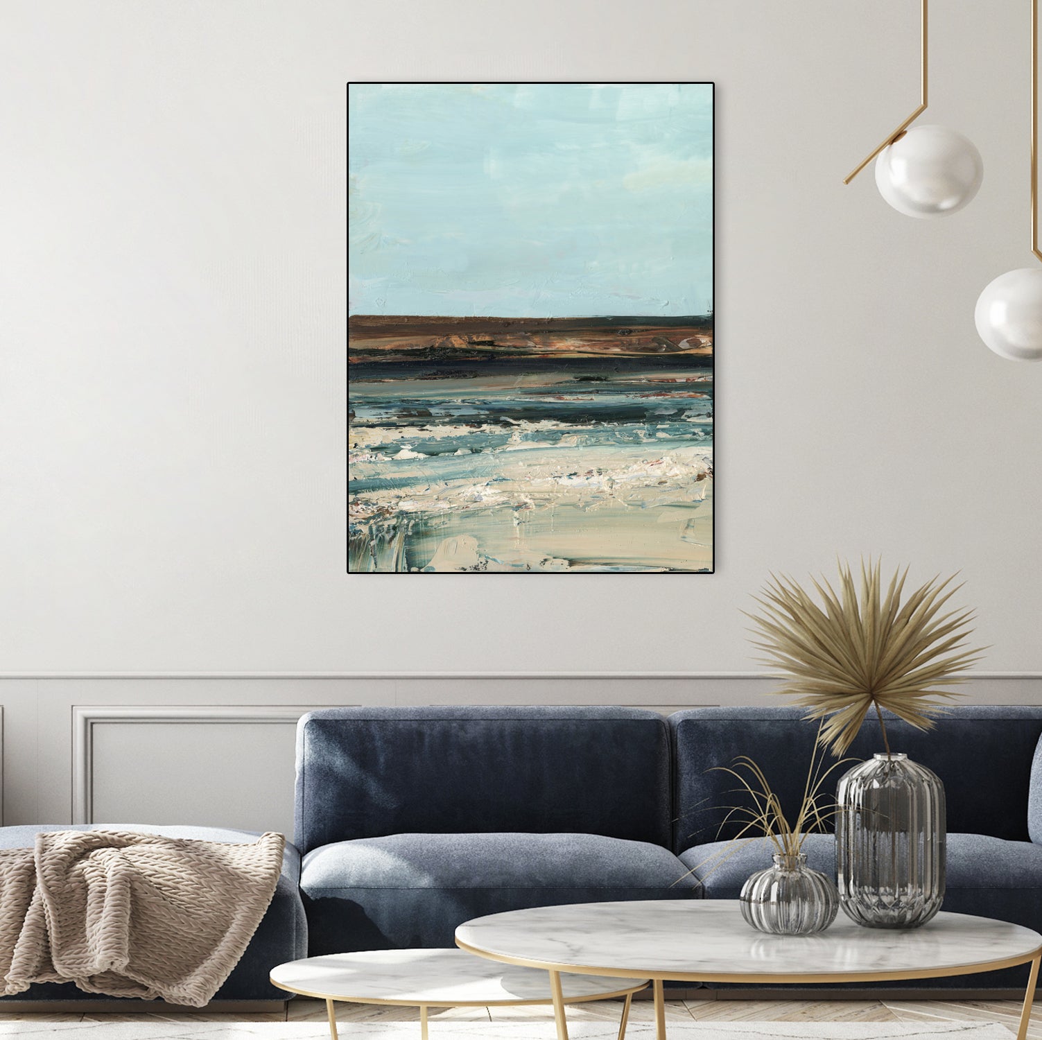 Rich Coastline I by Ethan Harper on GIANT ART - abstract