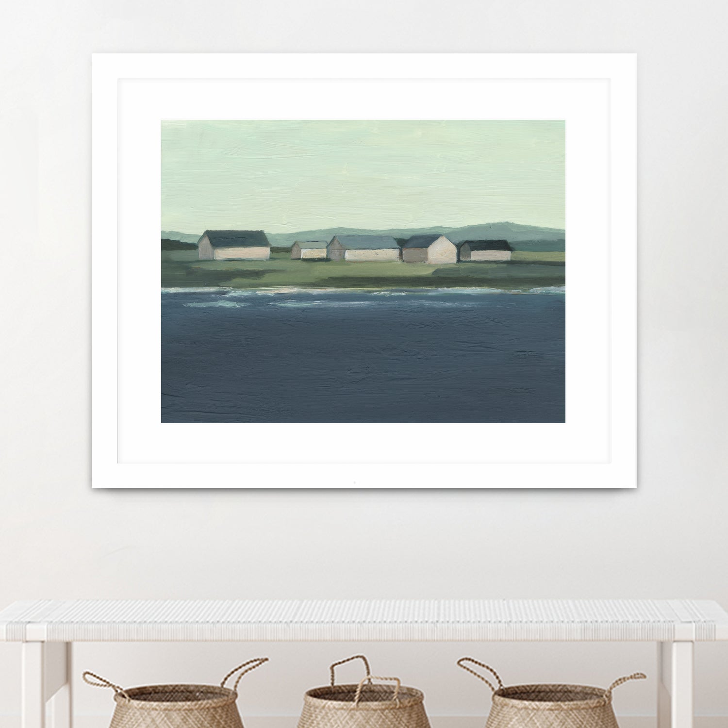 Lakeside Coast I by Ethan Harper on GIANT ART - abstract