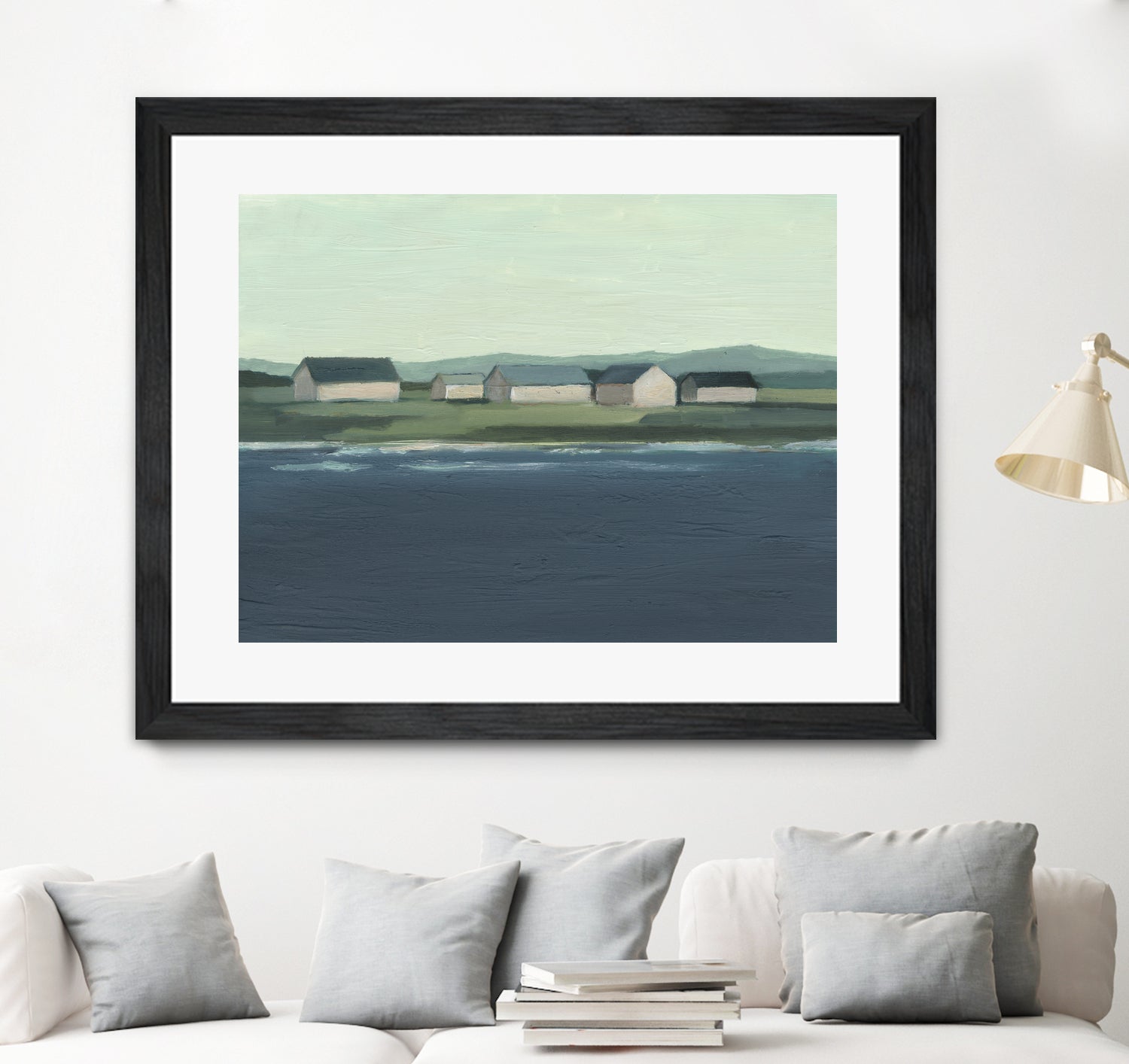 Lakeside Coast I by Ethan Harper on GIANT ART - abstract