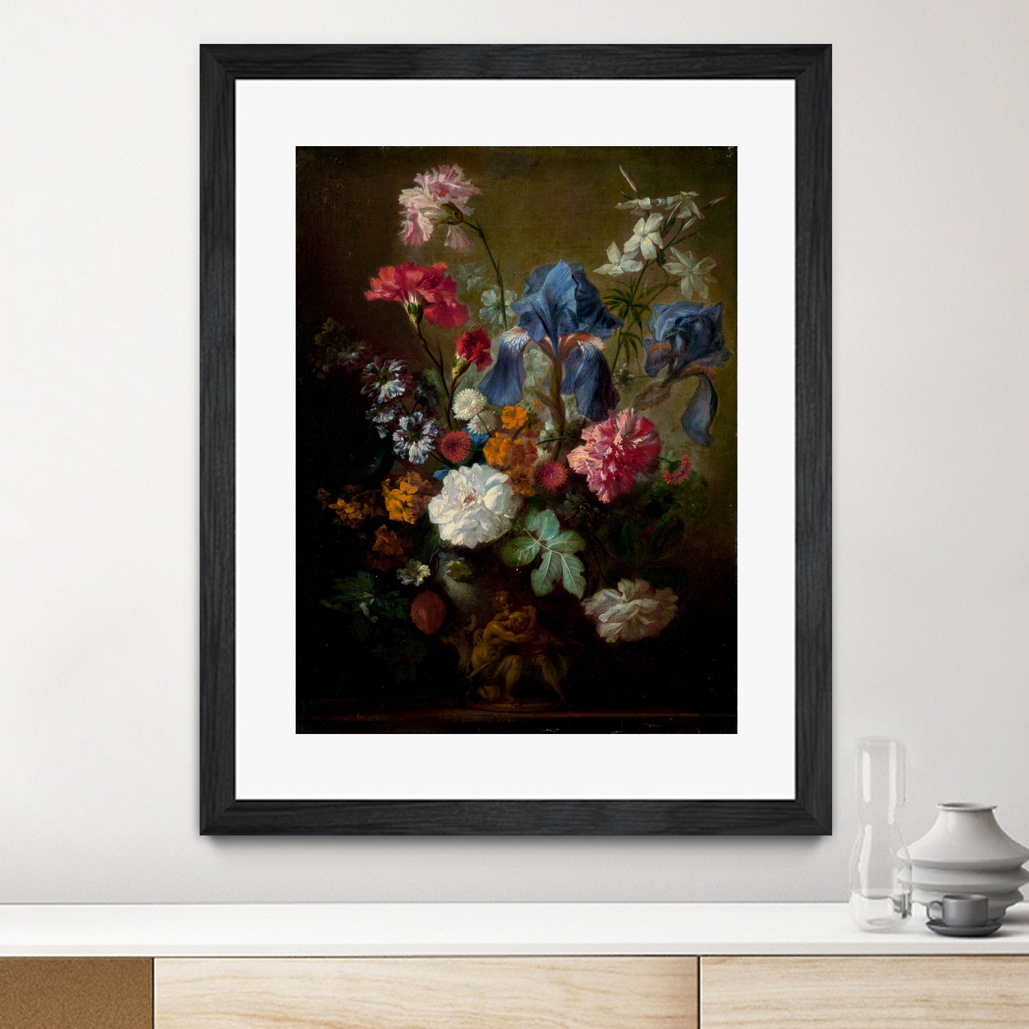 Demure Dutch Floral I by Jan Van Huysum on GIANT ART - botanical