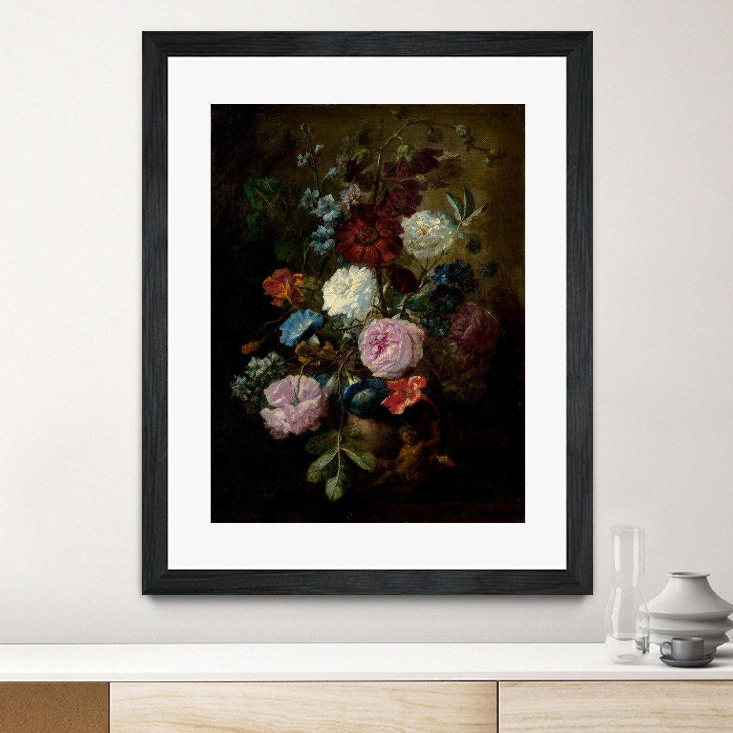 Demure Dutch Floral II by Michael Willett on GIANT ART - botanical