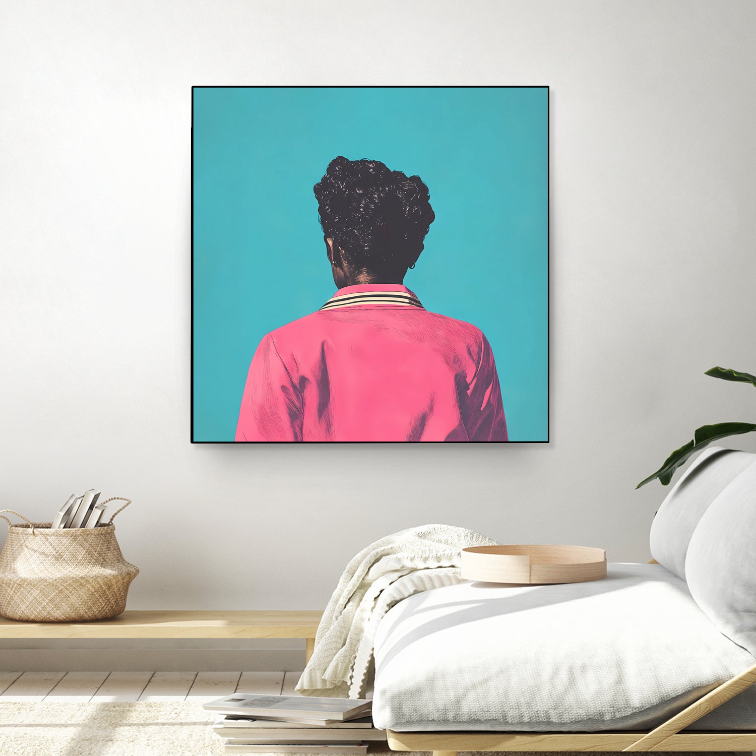 Hot Pink Jacket by Grace Popp on GIANT ART - figurative