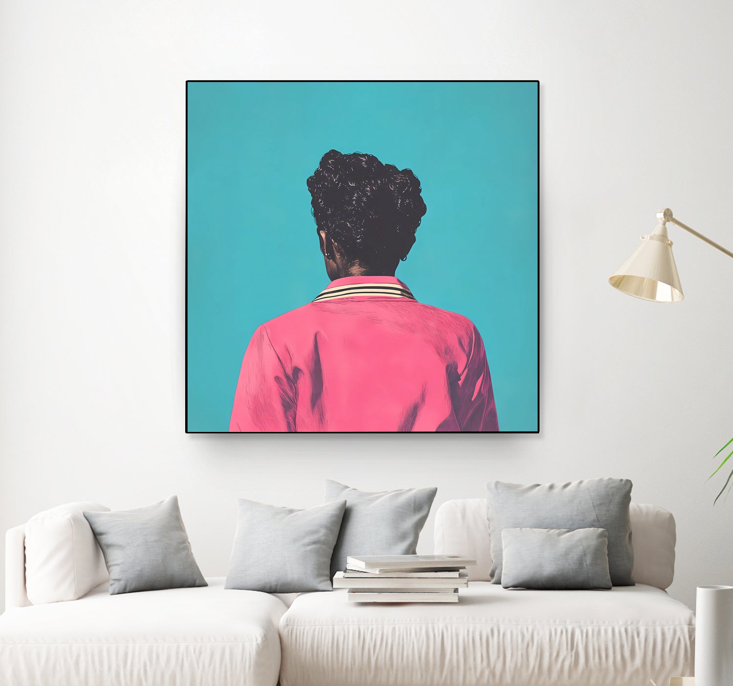 Hot Pink Jacket by Grace Popp on GIANT ART - figurative