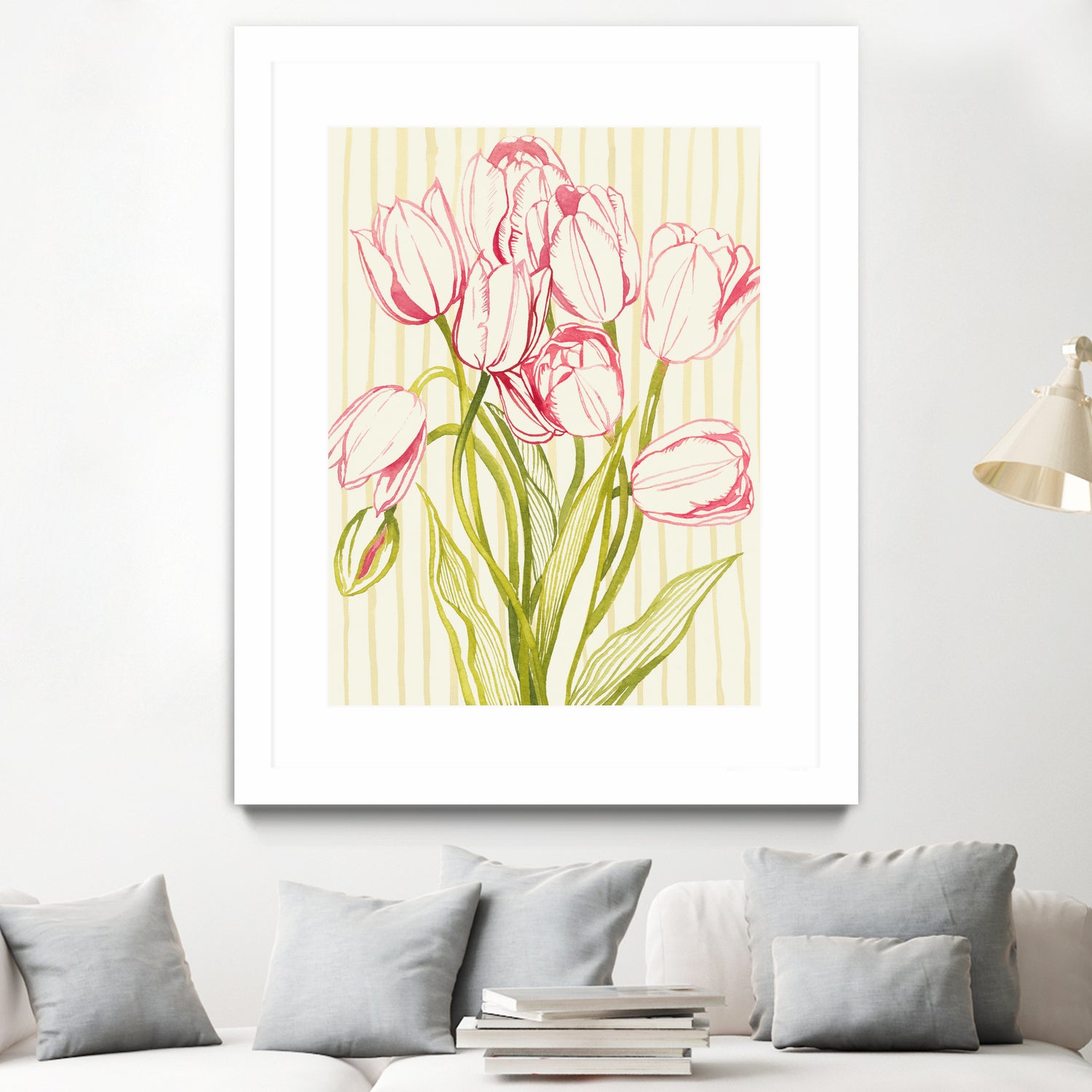 Sunday Best I by Grace Popp on GIANT ART - floral botanicals flowers