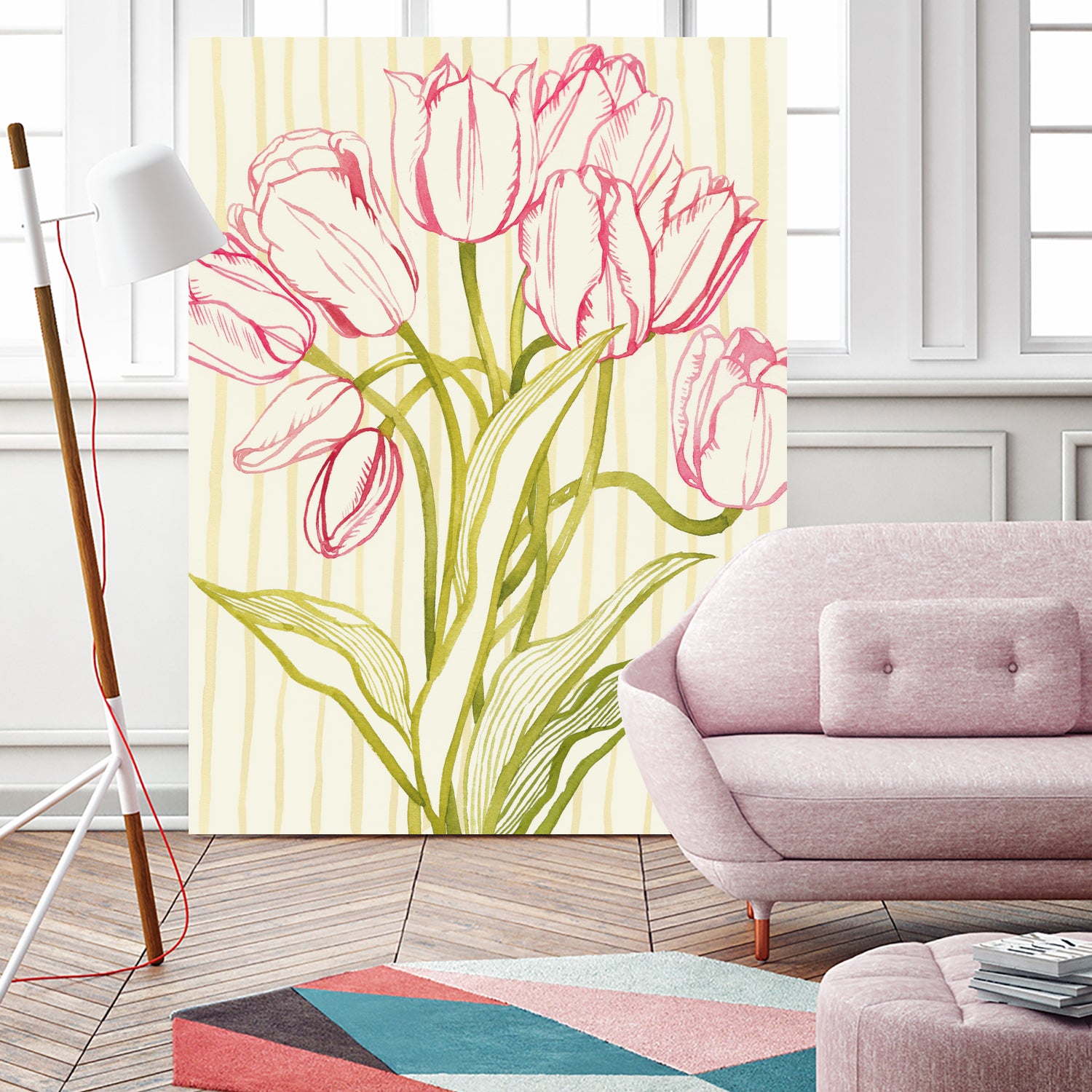 Sunday Best II by Grace Popp on GIANT ART - floral botanicals flowers