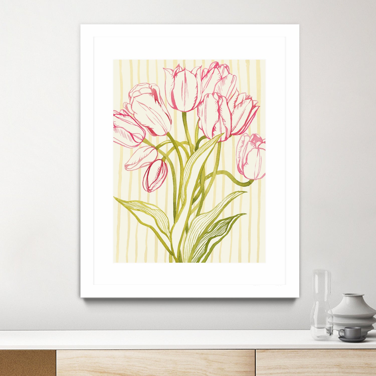 Sunday Best II by Grace Popp on GIANT ART - floral botanicals flowers