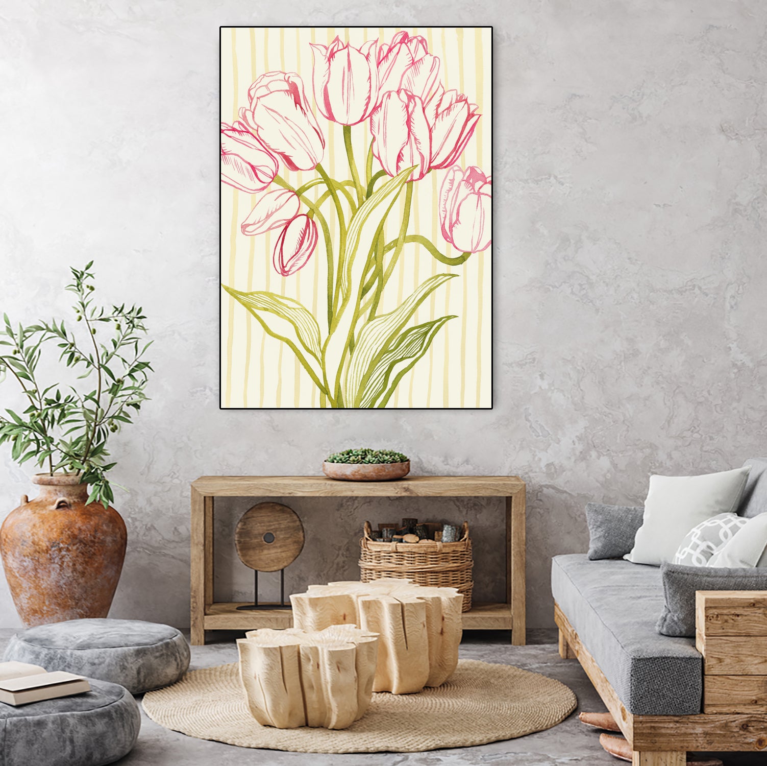 Sunday Best II by Grace Popp on GIANT ART - floral botanicals flowers