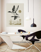 Lake Meditation ll by Victoria Barnes on GIANT ART - animals nature birds