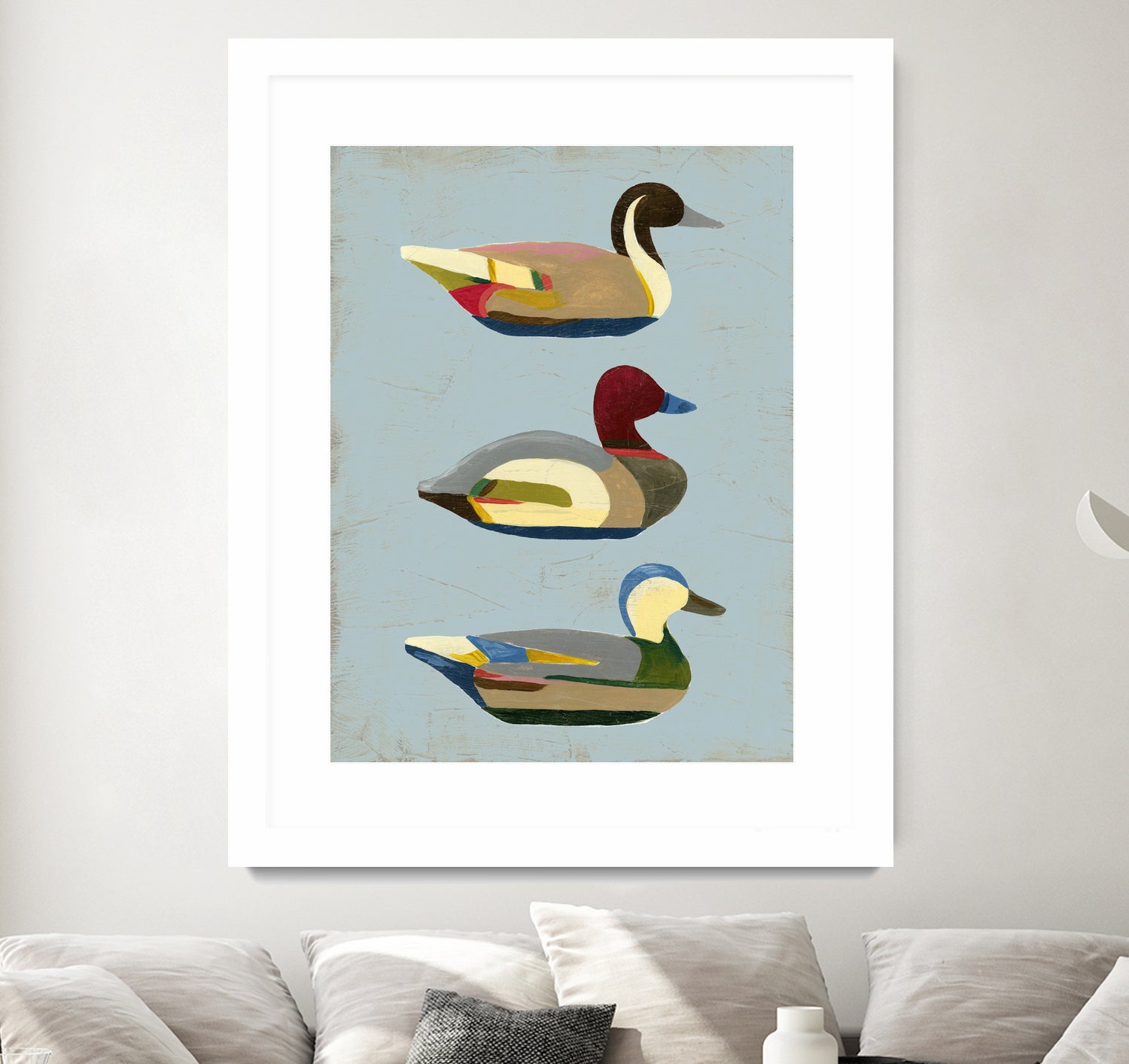 Decoy Ducks I by June Erica Vess on GIANT ART - animals nature birds