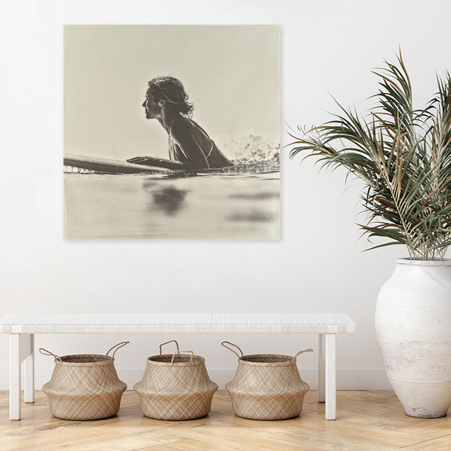 Malibu Paddleout I by Walker Noble on GIANT ART - sports watersports