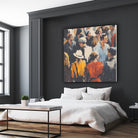 Faces in the Crowd I by Walker Noble on GIANT ART - figurative fashion other