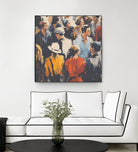 Faces in the Crowd I by Walker Noble on GIANT ART - figurative fashion other