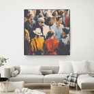 Faces in the Crowd I by Walker Noble on GIANT ART - figurative fashion other