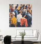 Faces in the Crowd II by Walker Noble on GIANT ART - figurative fashion other