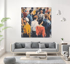 Faces in the Crowd II by Walker Noble on GIANT ART - figurative fashion other