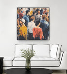 Faces in the Crowd II by Walker Noble on GIANT ART - figurative fashion other