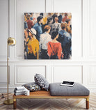 Faces in the Crowd II by Walker Noble on GIANT ART - figurative fashion other