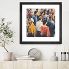 Faces in the Crowd II by Walker Noble on GIANT ART - figurative fashion other