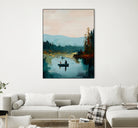 Morning on The Lake II by Paula Freeman on GIANT ART - landscapes seascapes lakes rivers
