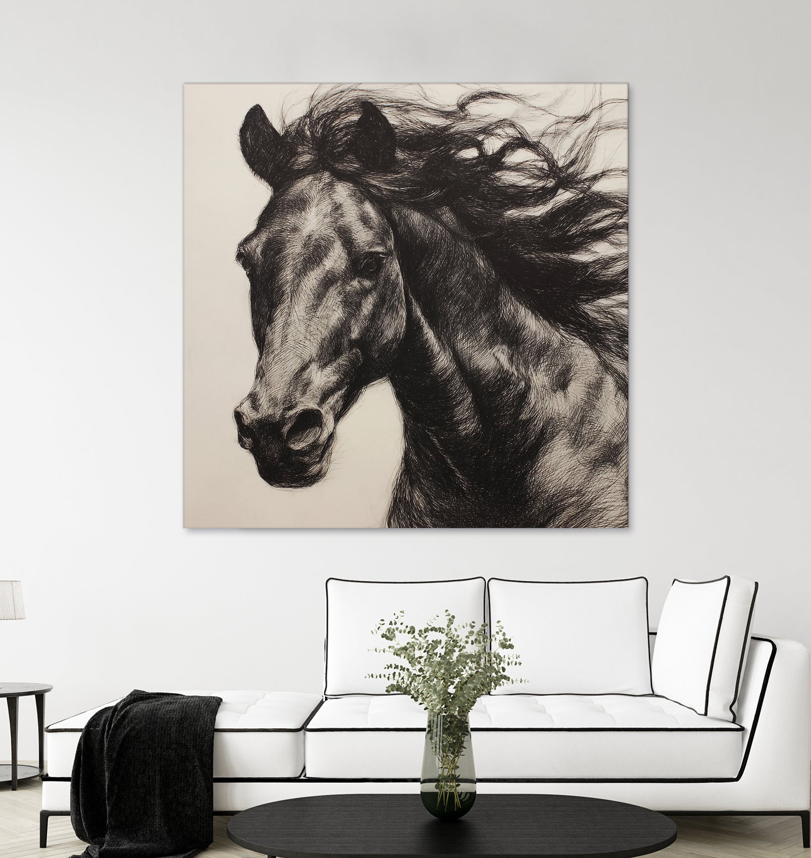 Western Plains Portrait II by Walker Noble on GIANT ART - animals nature horses