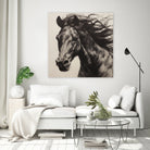 Western Plains Portrait II by Walker Noble on GIANT ART - animals nature horses