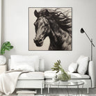 Western Plains Portrait II by Walker Noble on GIANT ART - animals nature horses