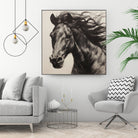 Western Plains Portrait II by Walker Noble on GIANT ART - animals nature horses