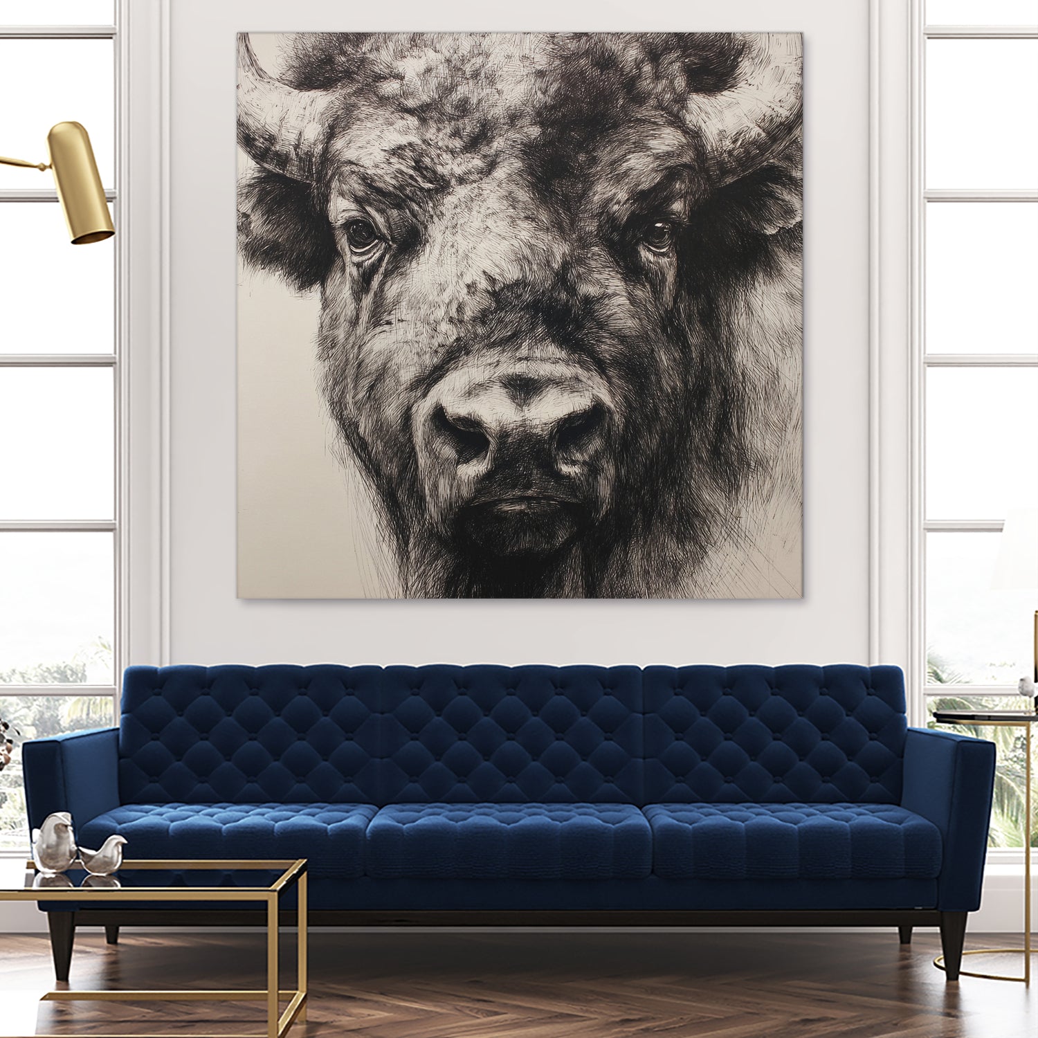 Western Plains Portrait I by Walker Noble on GIANT ART - animals nature horses