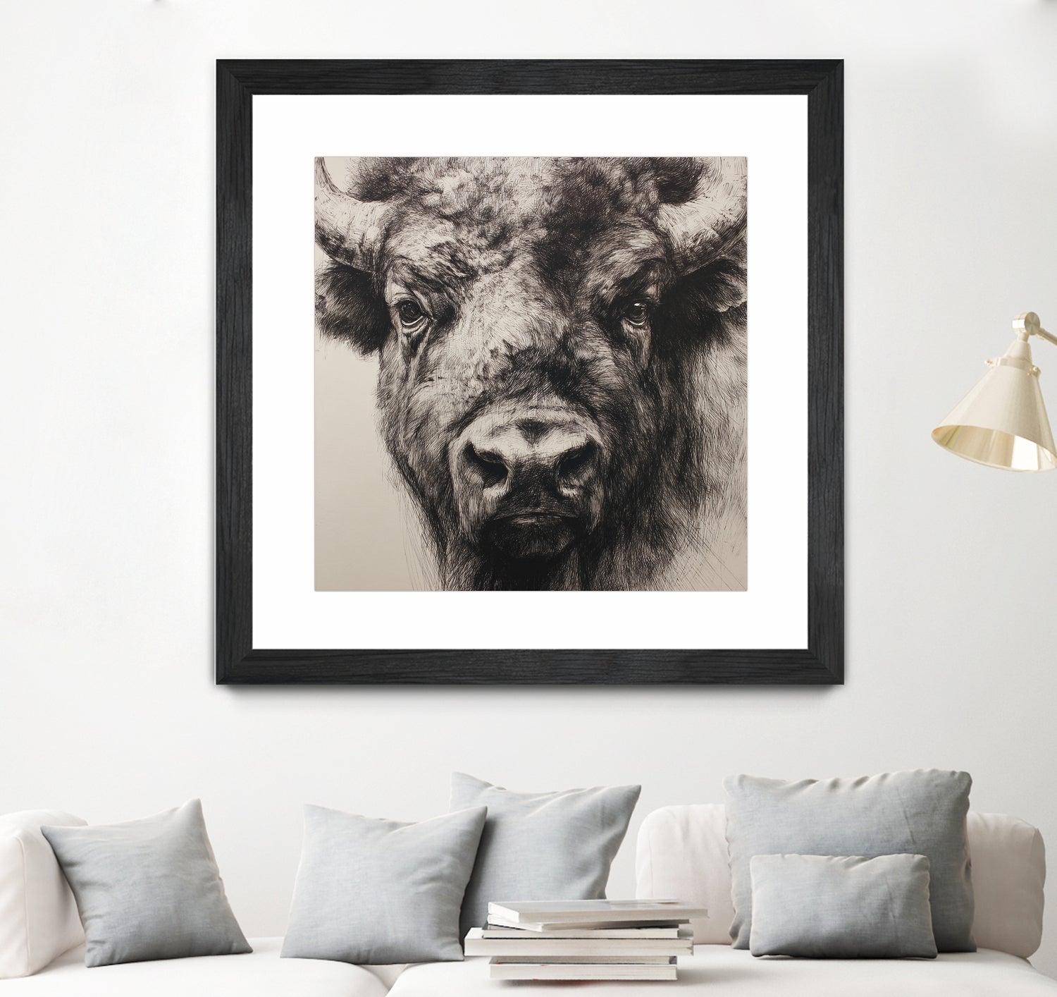 Western Plains Portrait I by Walker Noble on GIANT ART - animals nature horses