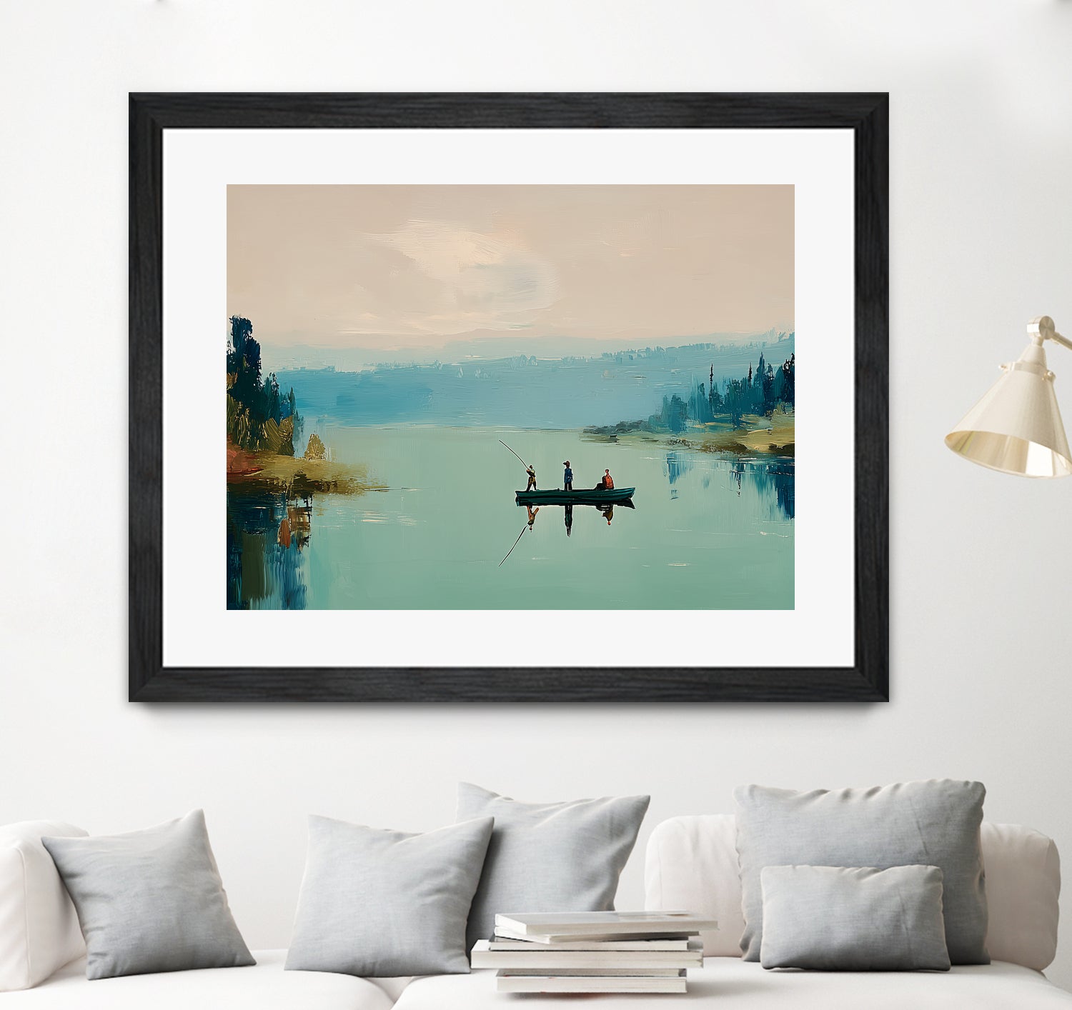 Clear Cast I by Paula Freeman on GIANT ART - sports fishing