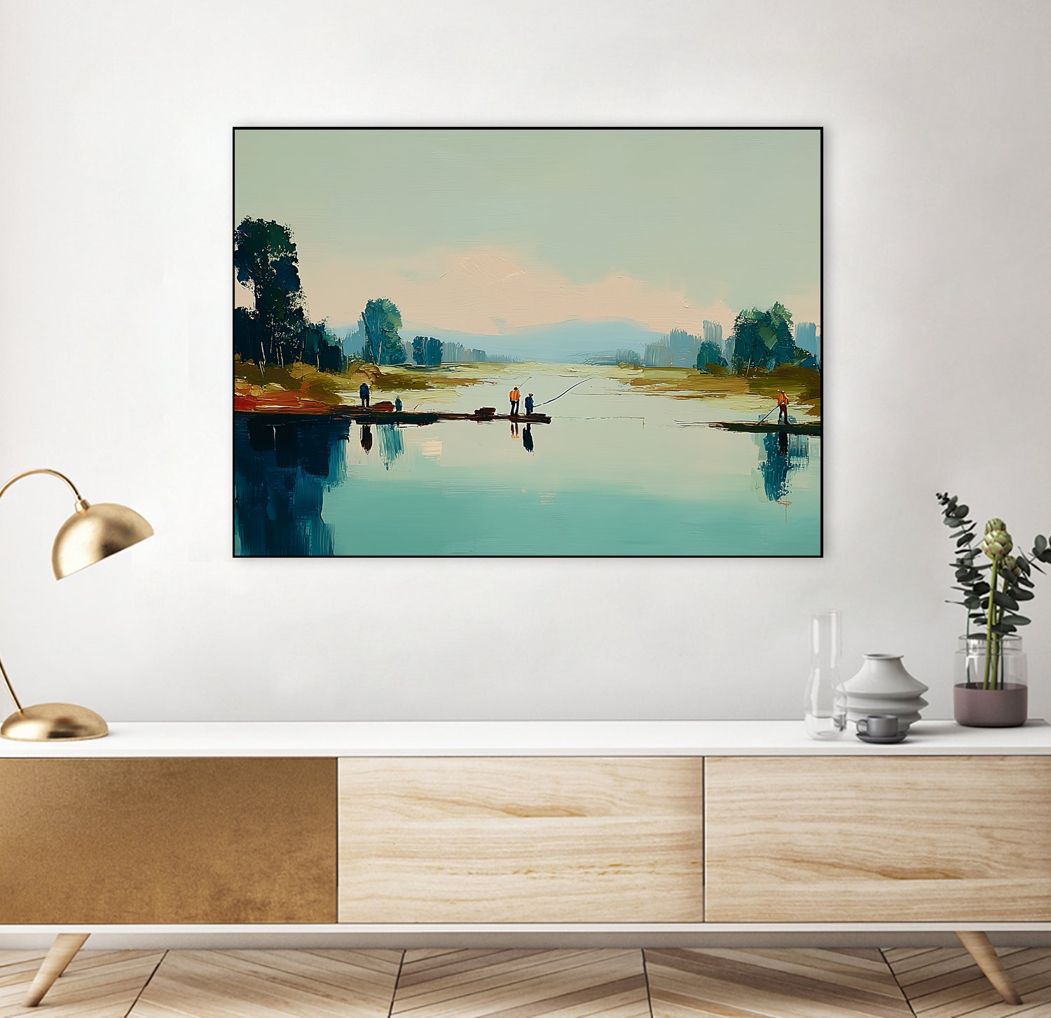 Clear Cast II by Paula Freeman on GIANT ART - sports fishing