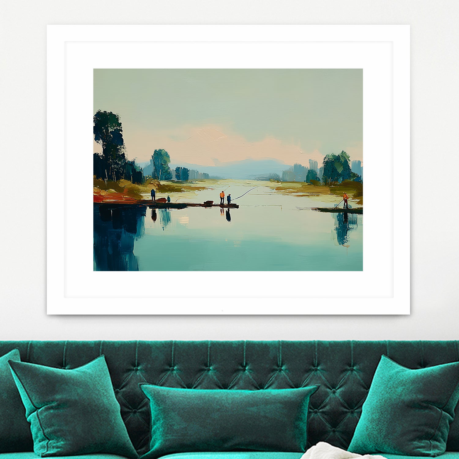 Clear Cast II by Paula Freeman on GIANT ART - sports fishing