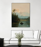 On The Lake I by Paula Freeman on GIANT ART - landscapes seascapes lakes rivers