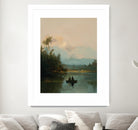 On The Lake I by Paula Freeman on GIANT ART - landscapes seascapes lakes rivers