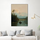 On The Lake I by Paula Freeman on GIANT ART - landscapes seascapes lakes rivers